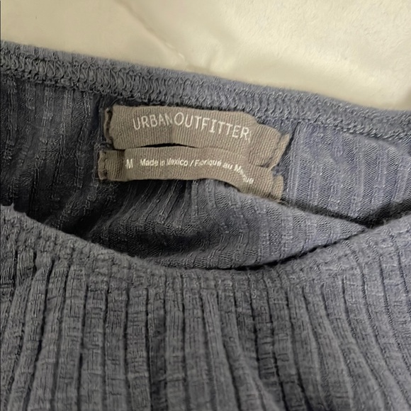 Blue Ruffled Women's Top - Picture 2 of 2